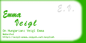 emma veigl business card